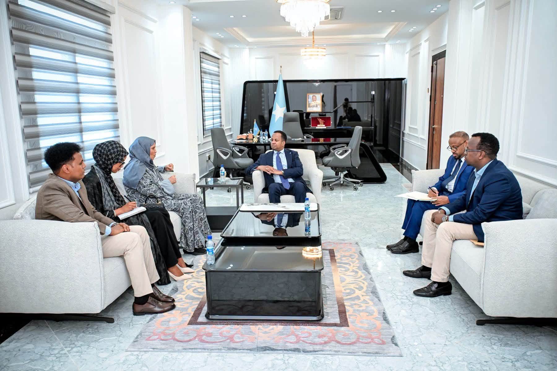 Meeting between NIHRC Chairperson and the Ministry of Foreign Affairs delegation